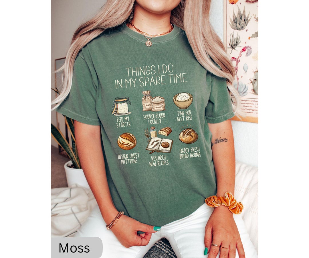 Artisan Sourdough Starter & Bread Baking Graphic T-Shirt