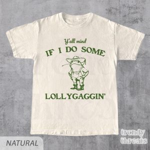 Cowboy Frog Western Yeehaw Funny Meme Graphic T-Shirt