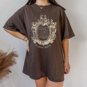 Dark Academia Classical Literature Aesthetic Graphic T-Shirt