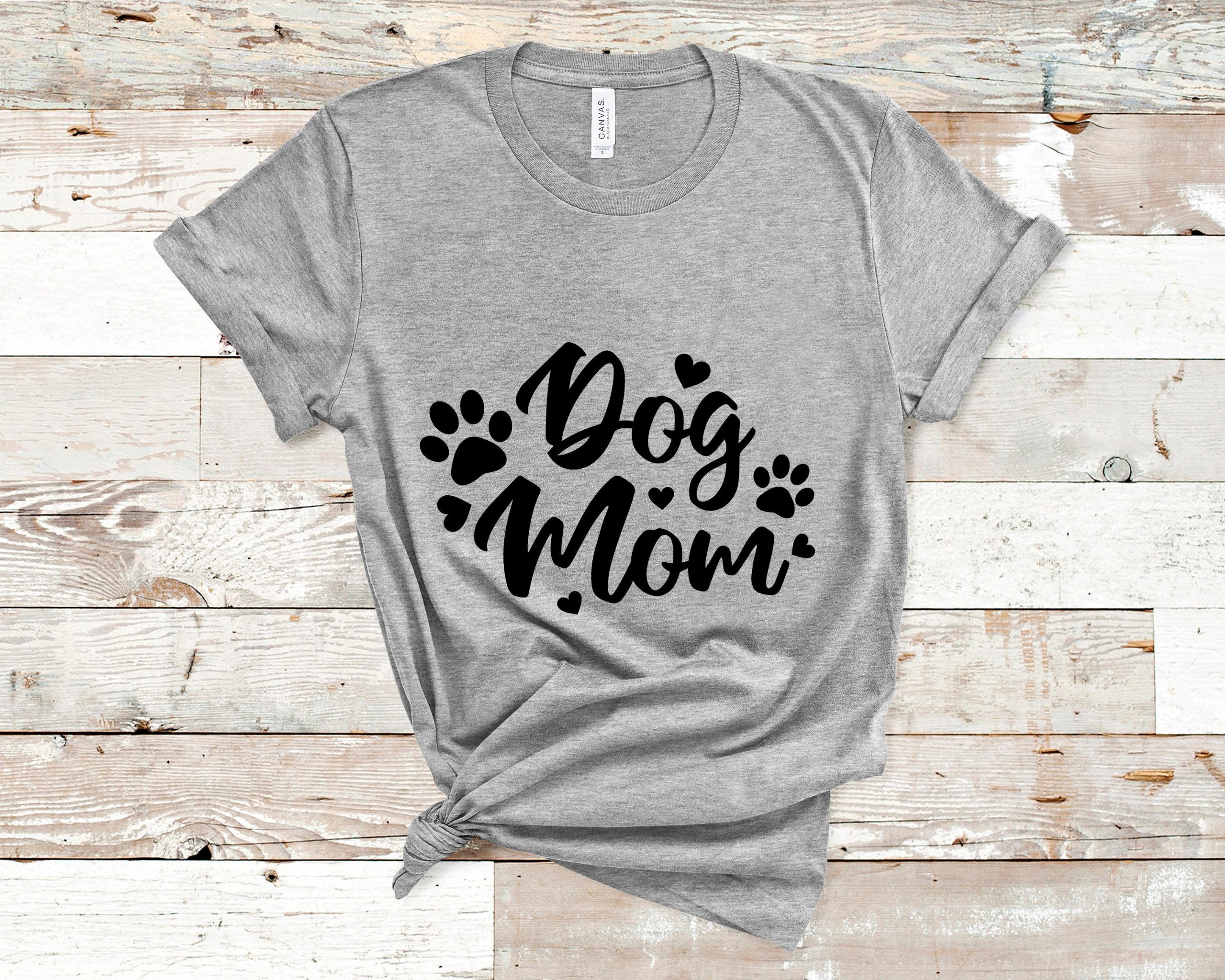 Mama Bear Dog Mom Everyday Rescue Pup Graphic T-Shirt