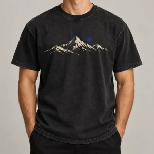 Midnight Peaks Tee unisex graphic t-shirt