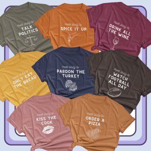Most Likely To Eat Pie Thanksgiving Family Graphic T-Shirt