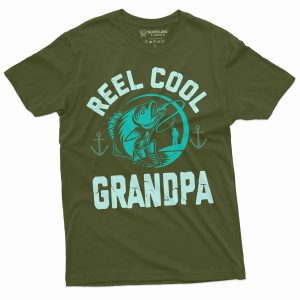 Reel Cool Grandpa Best Selling Fishing Graphic T-Shirt