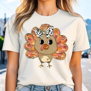 Thanksgiving Turkey Gift Graphic T-Shirt