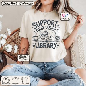 Support Your Local Library Graphic T-Shirt