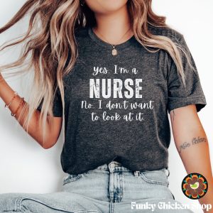 Cardiac Nurse Yes I'M A No I Don' Want Graphic T-Shirt