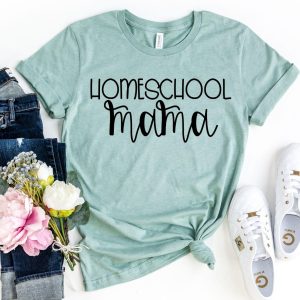 Homeschool Mama Back To School Mom Graphic T-Shirt