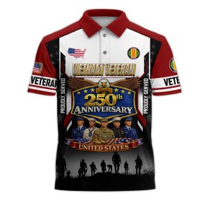 1776 2026 250Th Anniversary Polo Patriotic Graphic T-Shirt