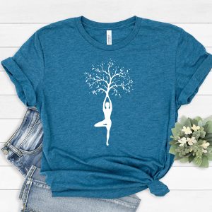 Yoga Gives You Superpowers Meditation Women Graphic T-Shirt