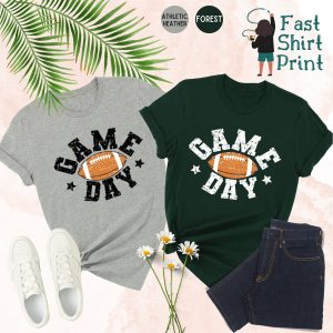 Gameday Football Game Day Tees Womens Retro Graphic T-Shirt