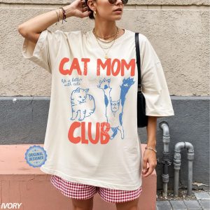 Cat Mom Mama Gift For Funny Lover New Fur Graphic T-Shirt