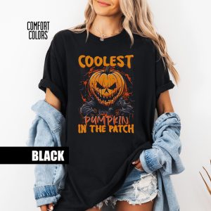 Coolest Pumpkin In The Patch Halloween Jack O Graphic T-Shirt