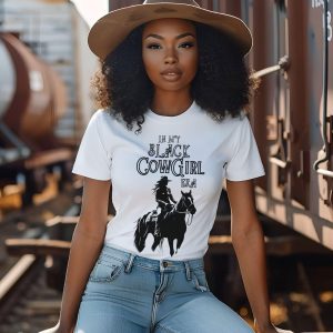 Black Cowgirl Graphic T-Shirt