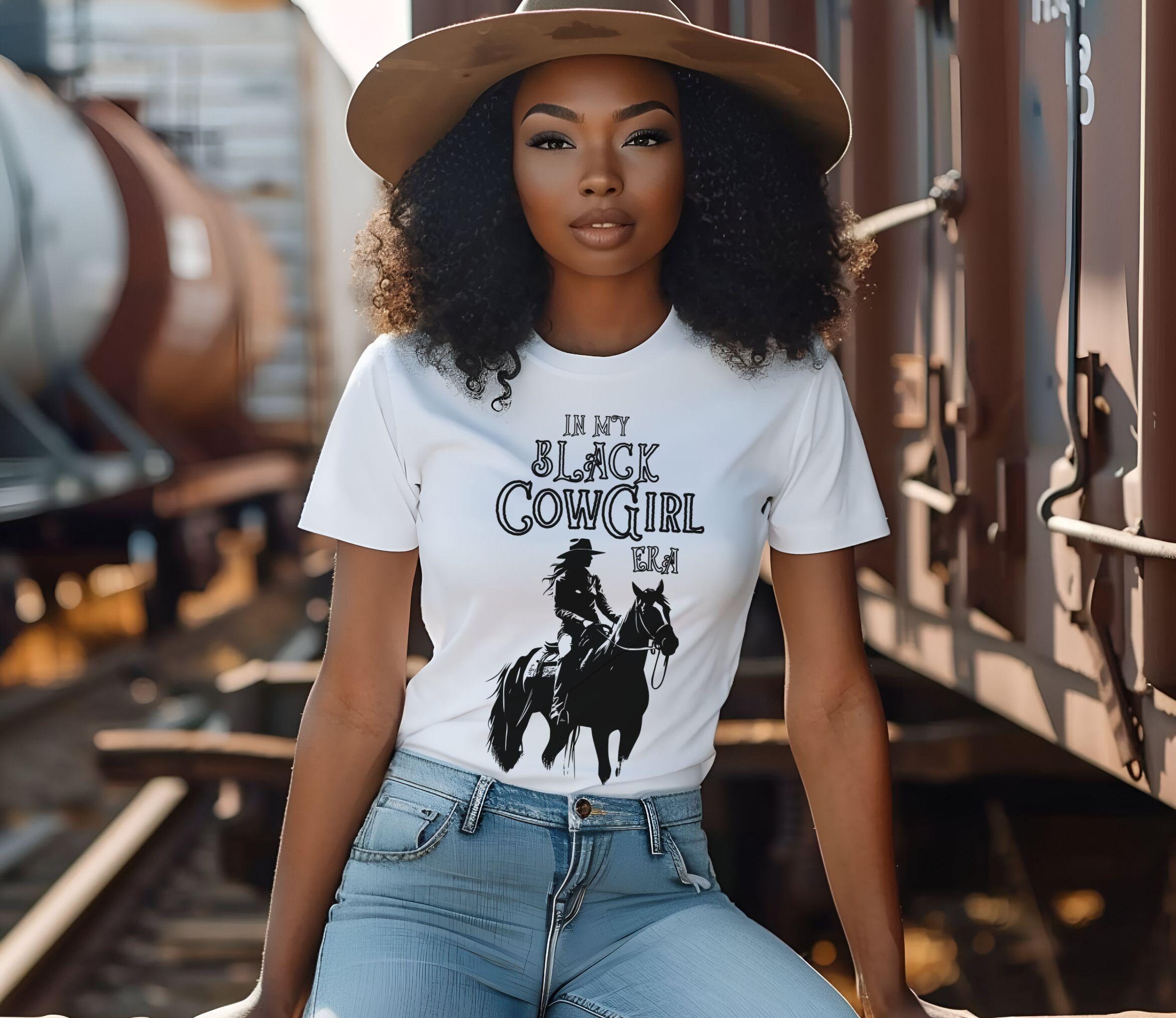 Black Cowgirl Graphic T-Shirt