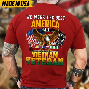 Us Veteran Gift For We Were The Best America Graphic T-Shirt