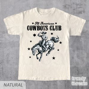 Western Cowboy All American Cowboys Club Graphic T-Shirt