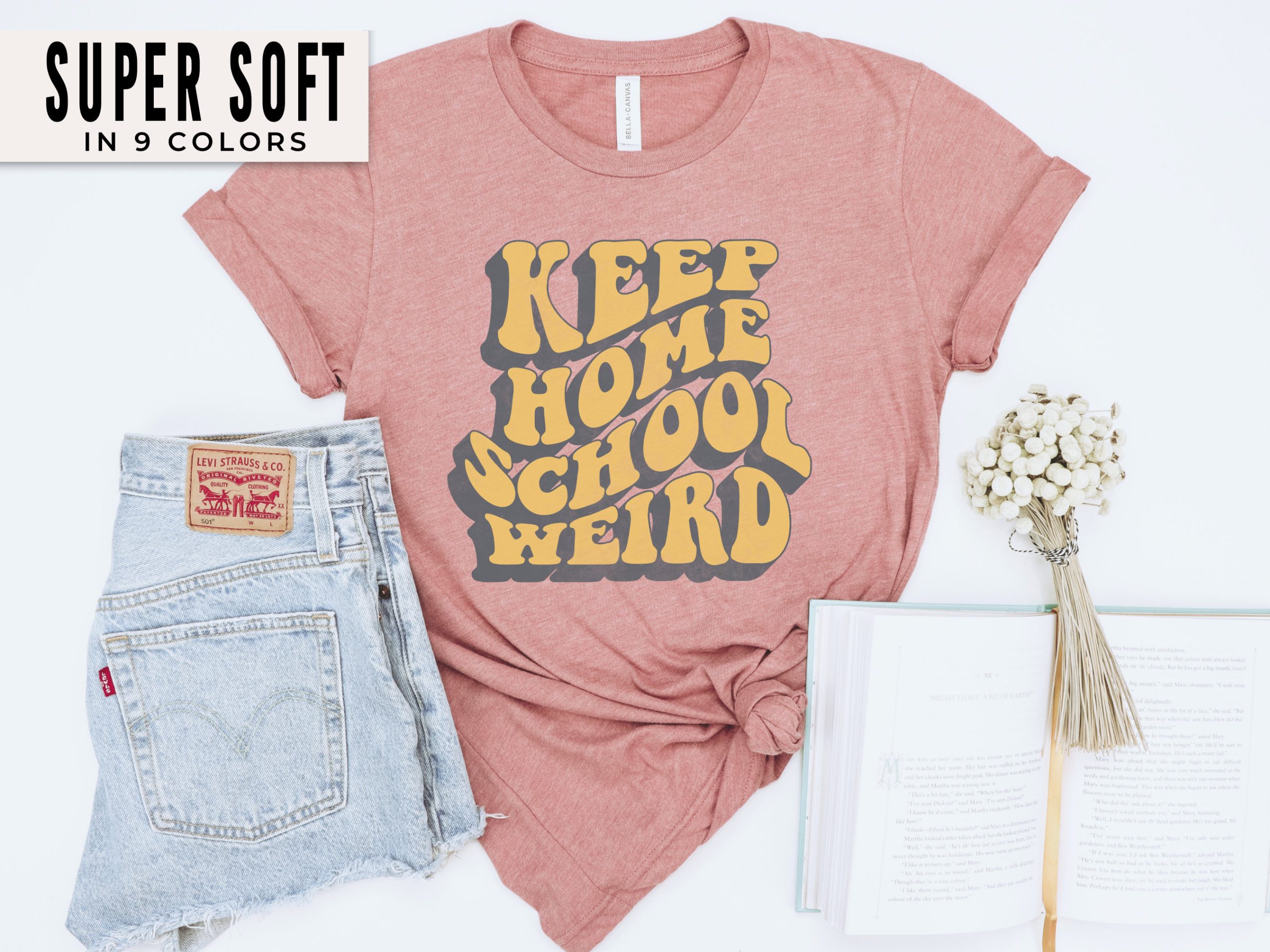 Keep Homeschool Weird Mom Not All Classrooms Graphic T-Shirt
