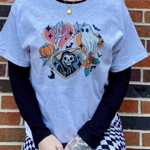Cute Halloween Spooky Season Graphic T-Shirt