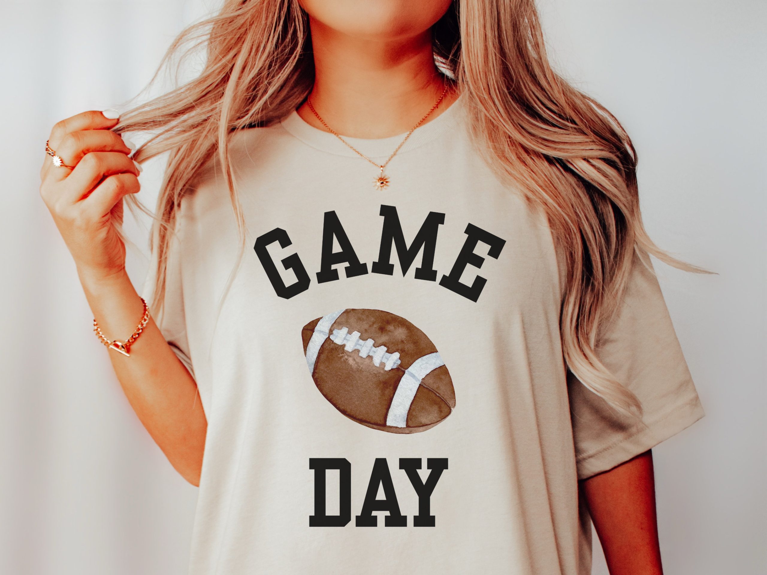 Football Game Day For Tailgate Party Graphic T-Shirt