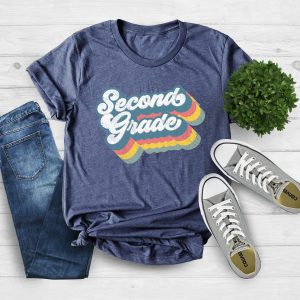 Second Grade Teacher Retro 2Nd Gift Graphic T-Shirt
