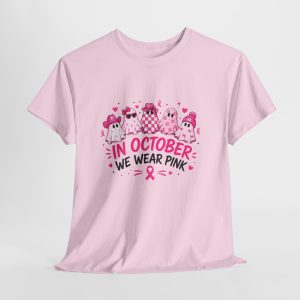 In October We Wear Pink Graphic T-Shirt