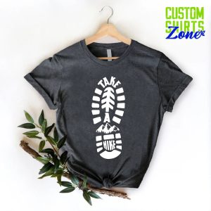 Hiking Take A Hike Boot Hiker Gifts Camping Graphic T-Shirt