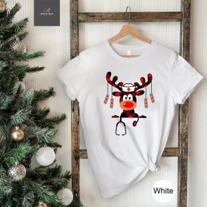 Christmas Nurse Nursing School Santa Gift Graphic T-Shirt