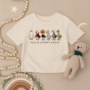 Spooky Goose Toddler Halloween Graphic T-Shirt