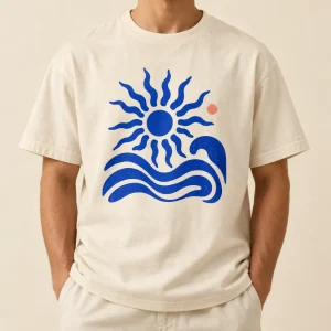 Sun Tide Tee unisex graphic t-shirt