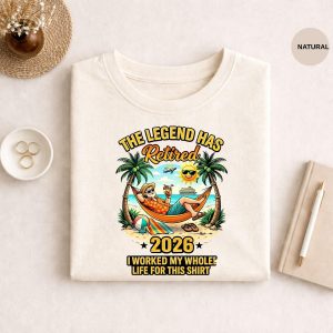 The Legend Has Retired 2026 Officially Off Graphic T-Shirt
