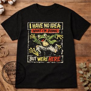Unhinged Chaotic Frog Meme Humor Graphic T-Shirt